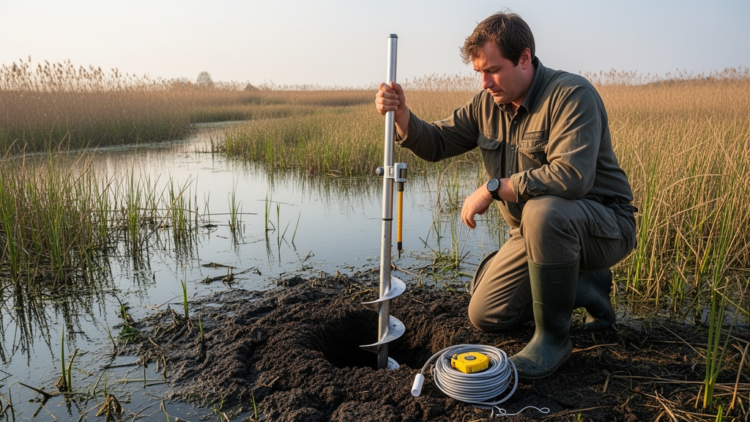 Hand Augers Reveal How Sediment Controls Groundwater in the Danube Delta