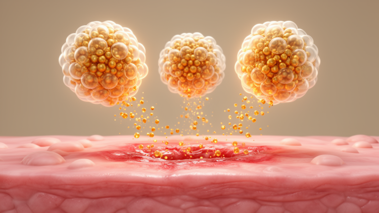 Liposomal vesicles unlock polyphenols for chronic wound therapy