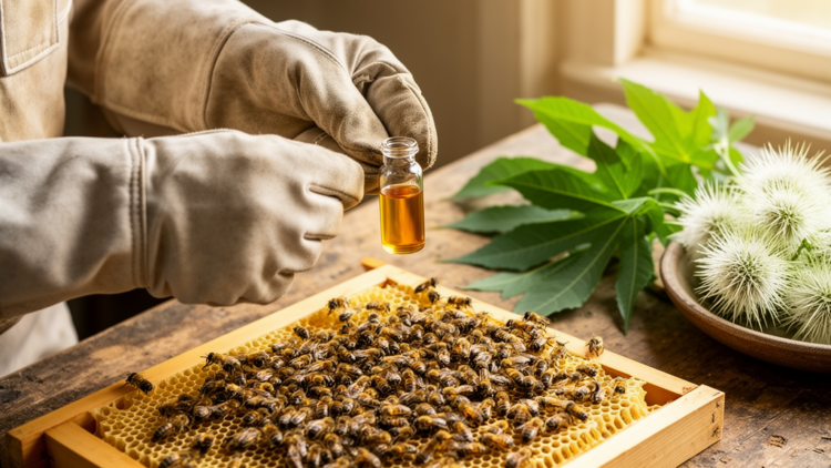 Prickly Poppy and Castor Bean Extracts Show Promise Against Varroa Mites