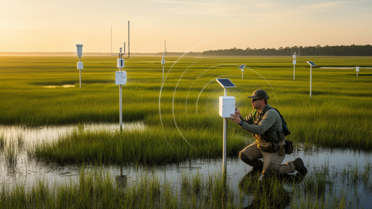 Open-architecture wireless sensing network transforms critical zone monitoring in North Carolina