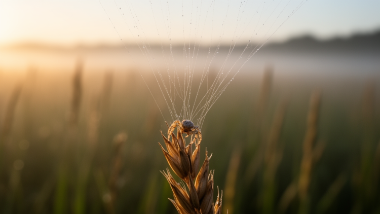 Spider Silk That Sails on the Wind: How Humidity, Cold and UV Shape the Threads of Ballooning Spiders