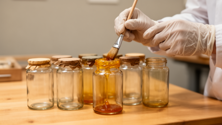 Beeswax and resin seal the past: museum tests nine sealants to keep exhibition jars airtight
