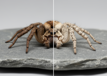 Half male, half female: Georgian wolf spider reveals rare transverse intersexuality for the first time