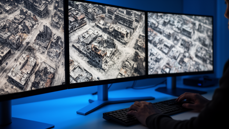 AI learns to read war damage from space with new satellite benchmark