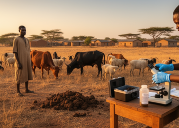 Prevalence of fecal-detected gastrointestinal parasites in cattle, sheep, and goats across sub-Saharan Africa: a systematic evidence map and meta-analysis