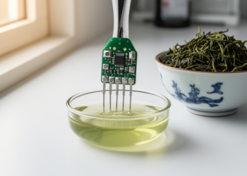 Electronic tongue and metabolomics trace how Xinyang Maojian green tea builds its sweet taste
