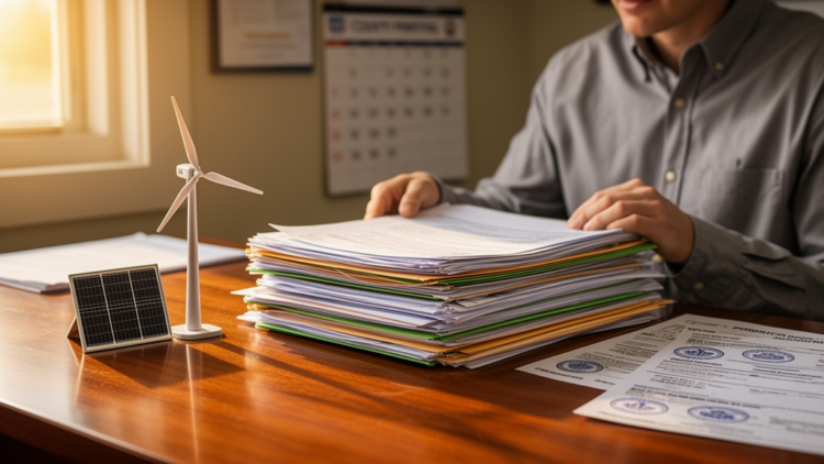 Permits Take 250 Days: First Hard Numbers on Local Wind and Solar Approvals