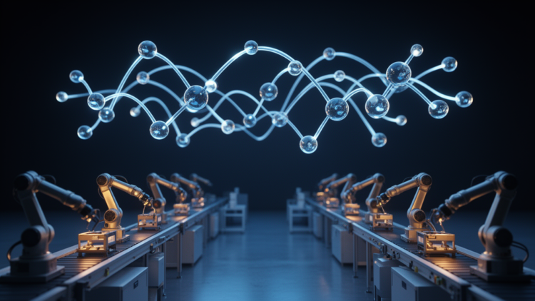 Turning Markov Chains Into Graphs Yields Exact Formulas for Production Line Performance