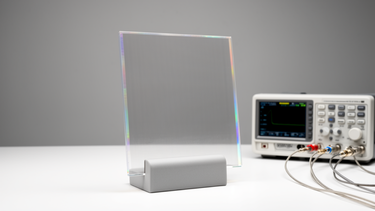 Invisible antenna made of transparent conductive film hits 65% efficiency