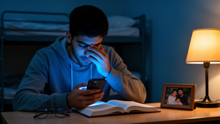 Screen Time, Short Sleep, and Family History Drive Myopia in Young Iraqi Adults