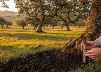 Tree species, not grazing, drive soil carbon in Mediterranean oak silvopastures