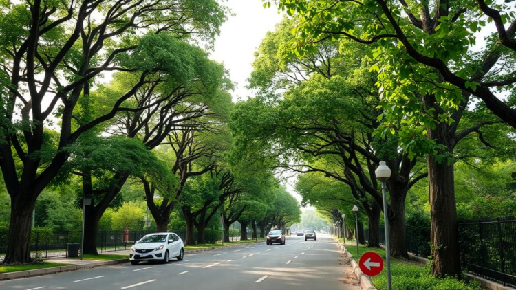 Roadside Trees Reveal Hidden Scars of Traffic Pollution in Their Leaves