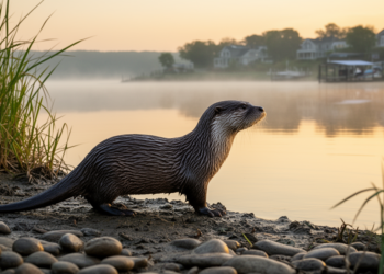 Otters Face a Rising Tide of Parasites, Disease, and Human Pressure