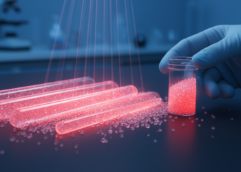 Beach Sand Turned Glowing Glass Could Detect X-rays and Power Red LEDs