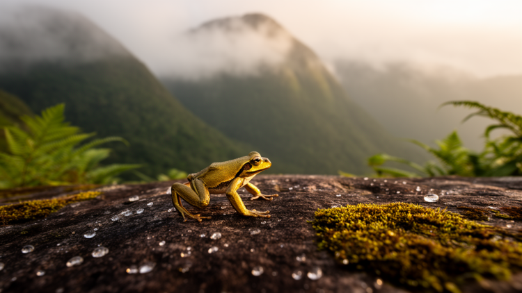 Frogs in Brazil’s Mountains Run on Substrate Heat, Not Body Size