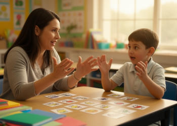 Hand Gestures Boost Vocabulary Learning in Special Education, But Only After Repeated Lessons