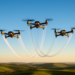 Time-coordinated lateral path tracking control for multiple UAVs based on consistency