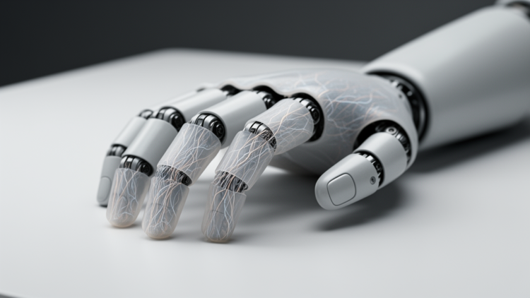 Artificial skin with brain-like wiring gives humanoid robots a human sense of touch