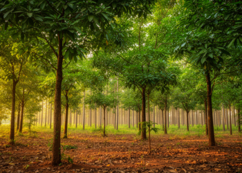 Mixed Tree Plantations Store 2.6 Times More Carbon Than Teak Monocultures in Indian Social Forestry Trial