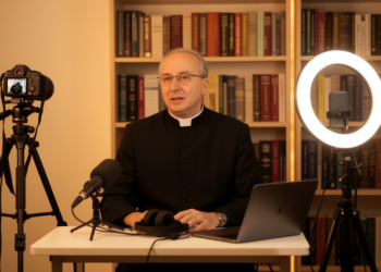 How Bishop Barron’s English Followers Turned Charismatic Faith Into a Digital, Priest-Led Movement