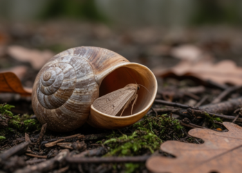 Mystery moth found living inside dead snail shells in England