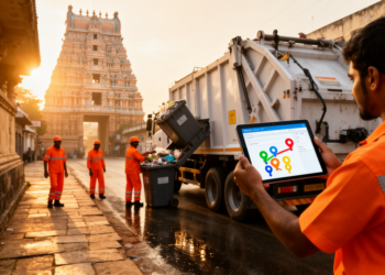 How a temple city turned garbage collection into a data problem it can prove it has solved