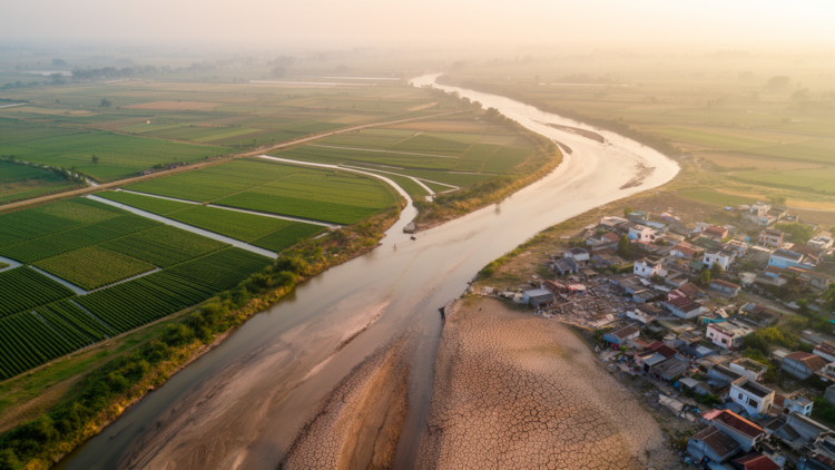 Upstream land use silently reshapes who gets the world’s shared river water