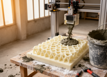 Wax foam 3D printing slashes formwork waste in concrete casting breakthrough