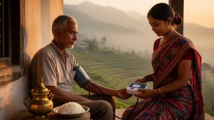 Sleep, caste and diet shape mental health in Nepal’s hypertension patients, mixed-methods study finds