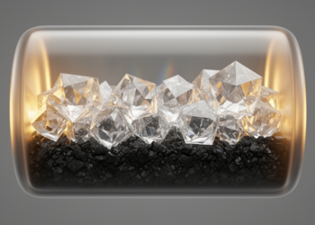 Diamond growth dynamics in a constrained system