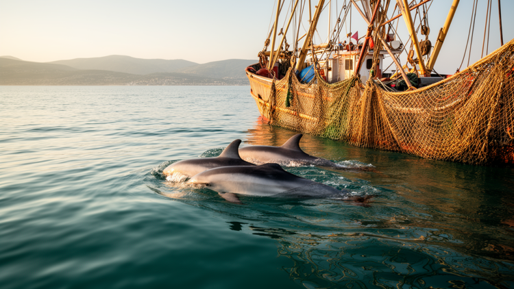 Bottlenose Dolphins in the Adriatic Sea Are Hooked on Trawlers—and That Should Worry Us