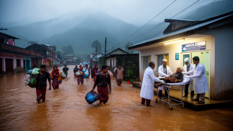 Nepal’s Deadly Flood Puts Its Always On Health System to the Test
