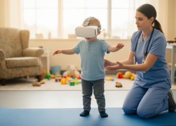 Virtual reality dominates pediatric rehabilitation research, but home-based care lags behind
