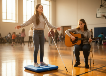 One Music Session Instantly Improves Balance in Teens With Visual Impairment
