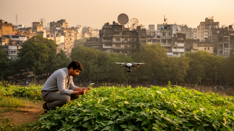 Satellites and Street View Team Up to Track Invasive Plants in Indian City