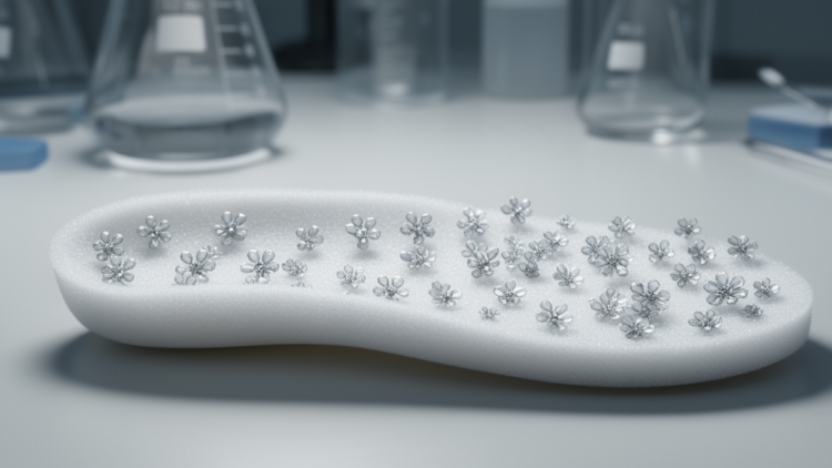 Flower-Shaped Zinc Oxide Nanoparticles Turn Shoe Linings Into Microbe-Killing Shields