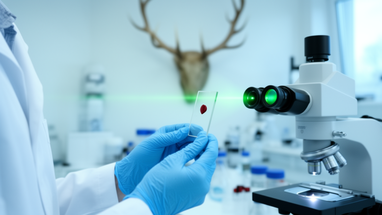 Raman Spectroscopy Can Tell Male Deer From Female Using a Drop of Blood