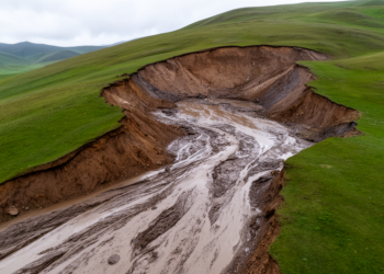 Thaw Slumps Overwhelm Greening in Tibet’s Sediment Surge