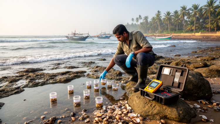 Mapping Radionuclide Exposure Through Marine Gastropods in Coastal Waters of Kerala, South-West India