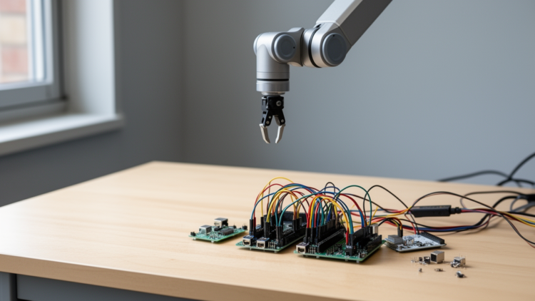 Cheap Sensors, Smarter Voting: A $50 Robotic Arm Learns When Not to Move