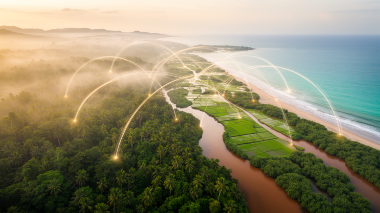 Southeast Asia’s Hidden Carbon Flows Mapped Like an Ecosystem Food Web
