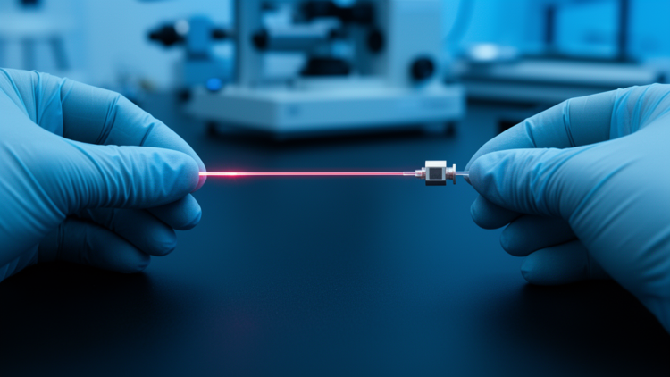 Light and Sound Reach Strong Coupling in an Ordinary Fibre Without Any Cavity