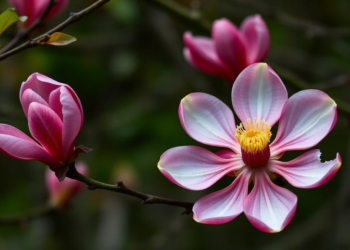 Scientists Decode the Giant Genome of a Rare Red-Flowered Magnolia