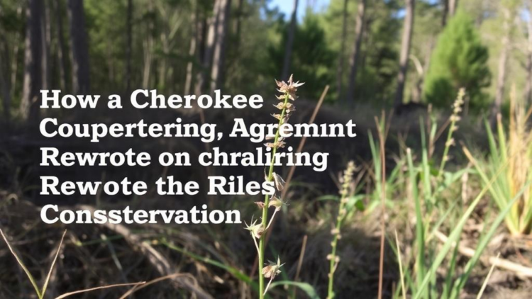 How a Cherokee Plant Gathering Agreement Rewrote the Rules of Federal Conservation