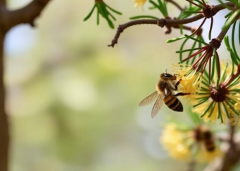 DNA in Bee Nests Reveals Tall Trees and Mistletoes as Secret Lifelines for Australia’s Solitary Bees