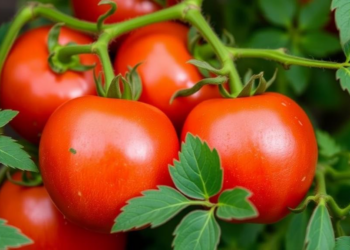 Cutting Nitrogen Fertilizer by Half Barely Dented Tomato Yields, but Slashed Energy Use Dramatically