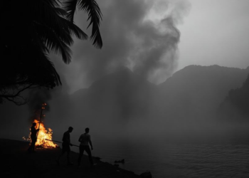 Fire Came to Amazonia Only With People, and Their Departure Left a Signature in Charcoal