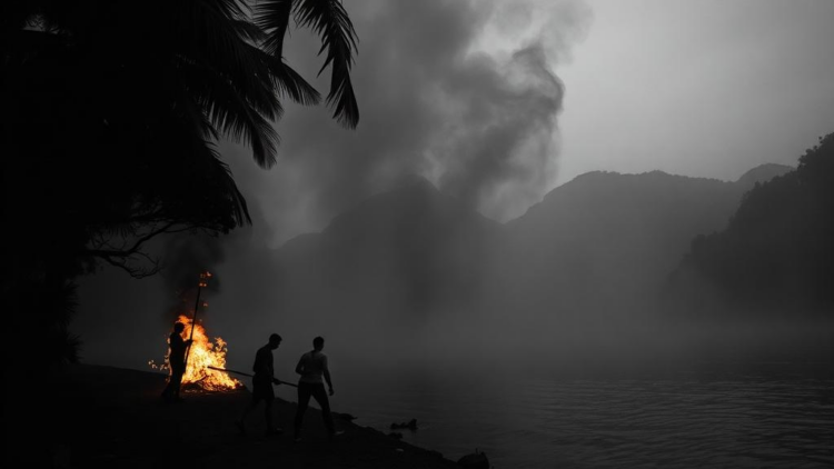 Fire Came to Amazonia Only With People, and Their Departure Left a Signature in Charcoal
