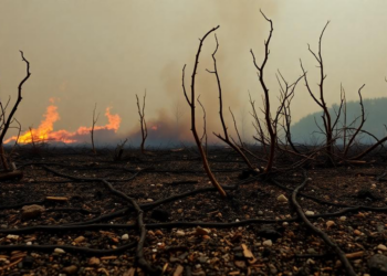 Wildfires forge hidden nanoparticles that reshape soil chemistry