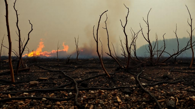Wildfires forge hidden nanoparticles that reshape soil chemistry